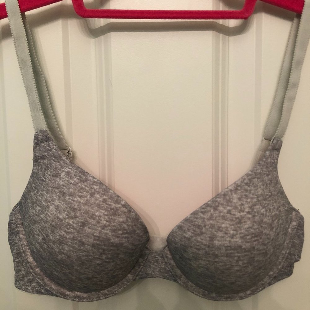 Gray "Wear Everywhere Push Up" Bra
